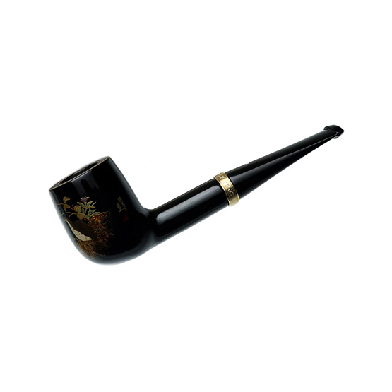 dunhillwhitespotnamiki Dunhill White Spot Namiki Quail Billiard Pipe (Limited Edition 87 of 100)