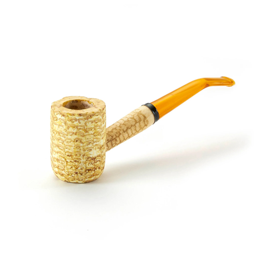 mmpipe690legendbent Missouri Meerschaum 690 Legend Corn Cob - Bent Pipe