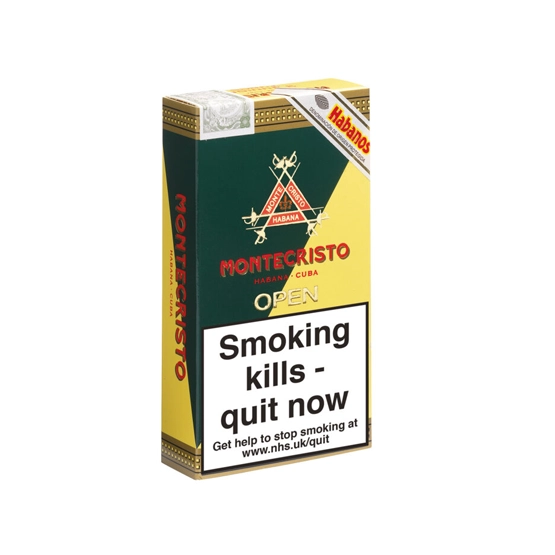 Montecristo Open J Cigar - Pack of 3 Tubos