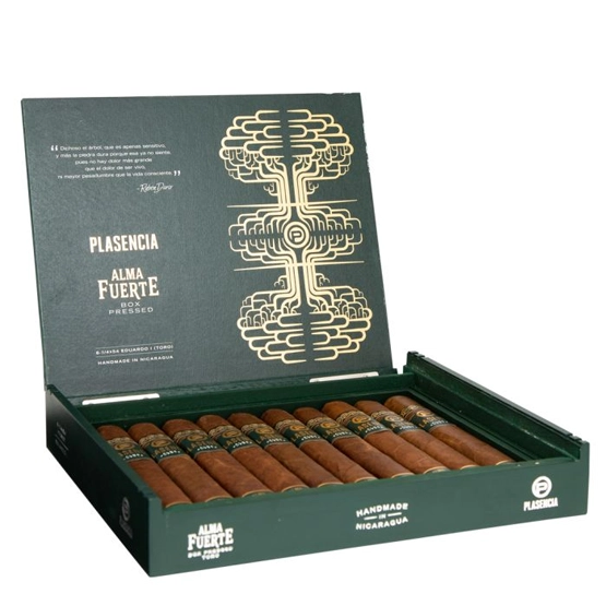 Plasencia Alma Fuerte Colorado Claro Eduardo Toro Cigar – Box of 10