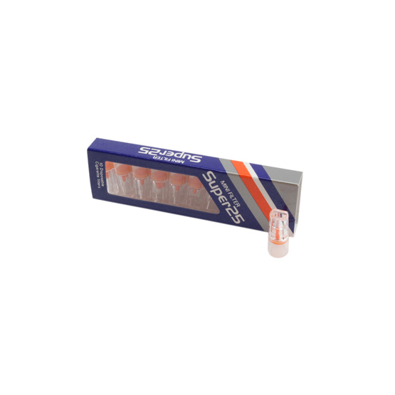 Super 25 Mini Cigarette Filters - Single Pack