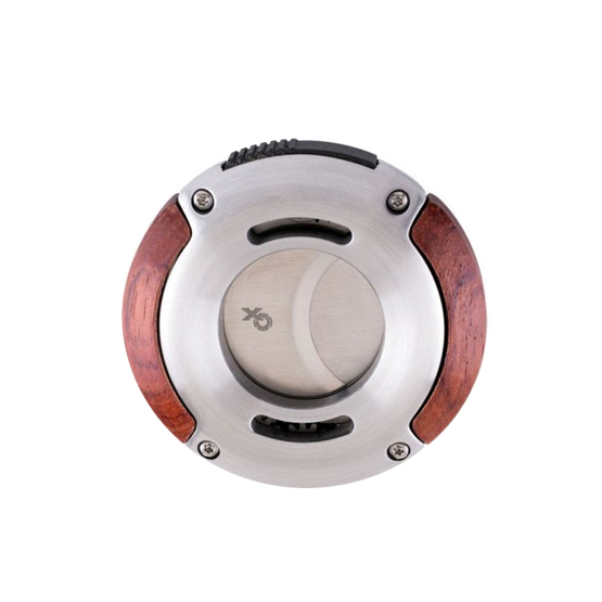 Xikar XO Cigar Cutter - Chrome with Redwood Blades