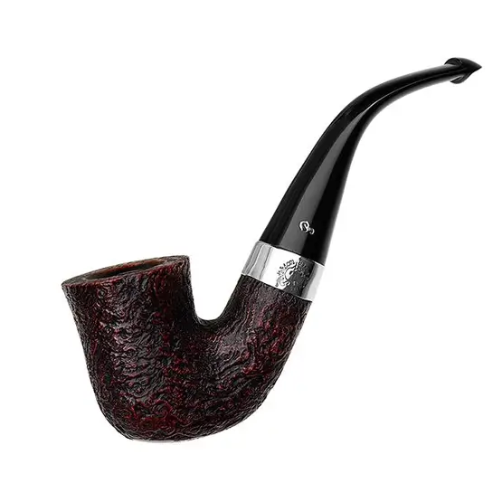 petersonshoriginalsandblastedpipe Peterson Sherlock Holmes Original P-Lip Pipe - Sandblast