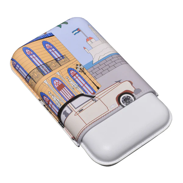 Casa Cubana Cigar Case "Le Parisien" - 2 Cigars caliber 27