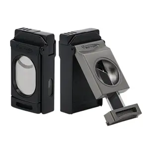 Vector Switch Double Jet Flame Lighter & Cutter - Black Matte