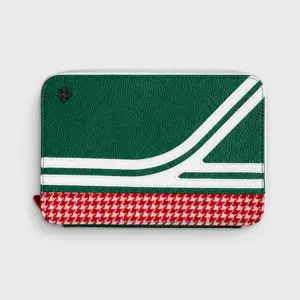 Alestimo Green and White Cigar Bag - 6 Cigar Capacity