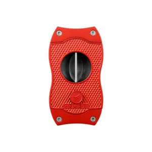 Colibri Diamond V Cut Cigar Cutter - Red