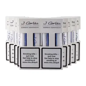 J. Cortes Corona Dominican Tubos Cigars – 10 x Pack of 2
