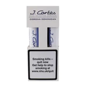 J. Cortes Corona Dominican Tubos Cigars – Pack of 2