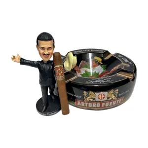 Arturo Fuente Opus X Cigar, Black Ashtray and Bobble Head Bundle