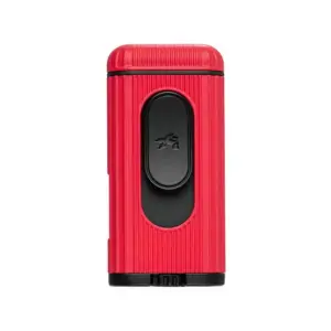 Xikar Hedron Single Jet Flame Cigar Lighter - Red