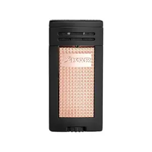 Xikar ION Double Jet Flame Cigar Lighter - Black/Rose