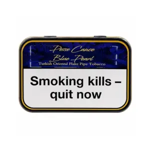 Pesse Canoe Blue (Chocolate) Pearl Flake Pipe Tobacco 50g - Single Tin