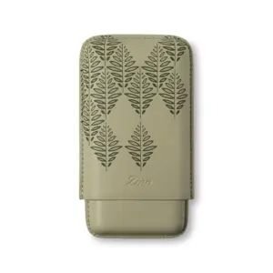 Zino Z-Collection Green ZM3 Leather Cigar Case – 3 Cigars